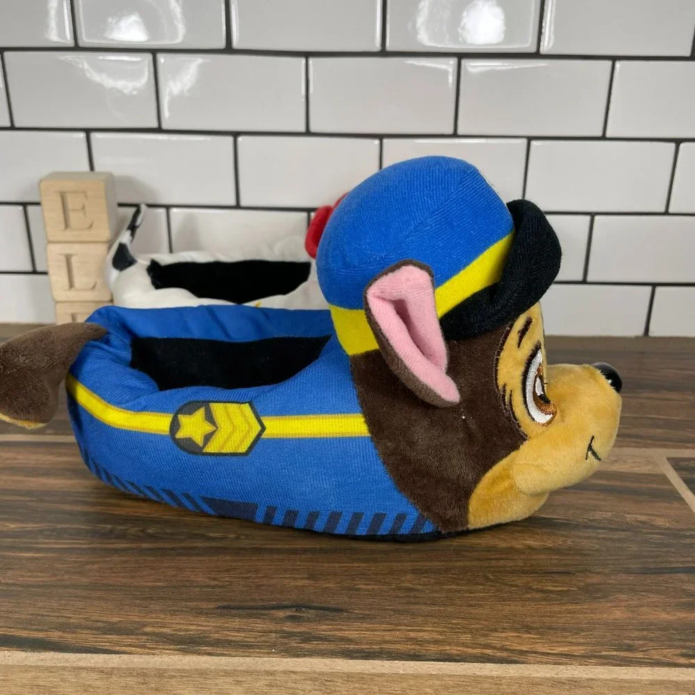 Paw Patrol Chase and Marshall Slip-On Slippers Unisex Kids Size 11/12